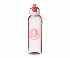 Botella Campus Pop-Up Personalizada Rosa 500ml Unicornio