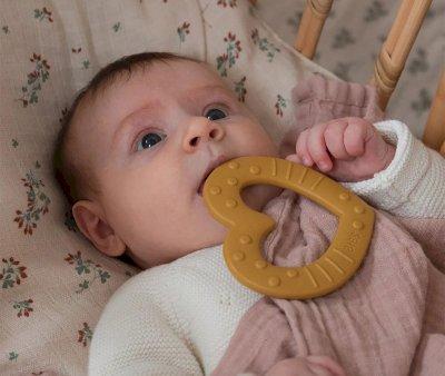 Anneau de dentition BIBS Baby Bitie toile Blush