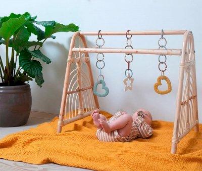 Anneau de dentition BIBS Baby Bitie toile Blush