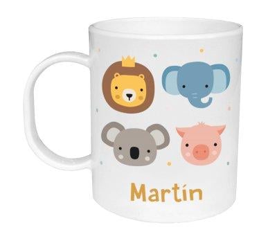 Tazza Plastica Personalizzata Animal Friends