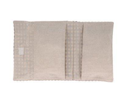 Porte-documents Vichy noir personnalisable