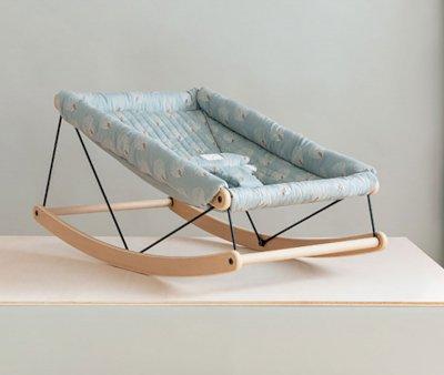 Growing Green Baby Bouncer with White Gatsby Cover