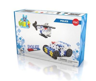160 Pezzi Costruzione Polizia 4 in 1
