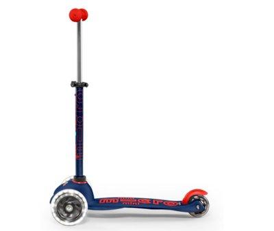 Mini Micro Deluxe Scooter Marine/Red LED Lights