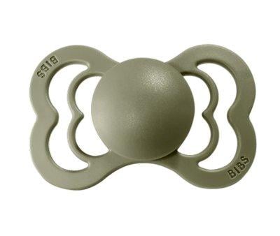 2 Chupetes BIBS Supreme Honey Bee/Olive Ltex