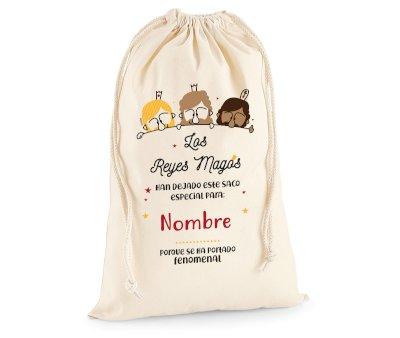 Saco Grande Personalizado para Regalos Reyes Magos 2021