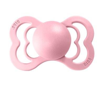 2 Chupetes BIBS Supreme Ivory/Baby Pink Ltex