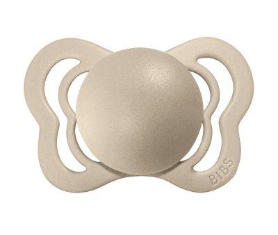 2 Chupetes BIBS Couture Vanilla/Olive Silicona