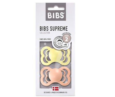 2 Chupetes BIBS Supreme Sunset/Sunshine Silicona