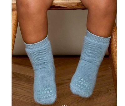 Calcetines Suela Antideslizante Algodn Dusty Blue