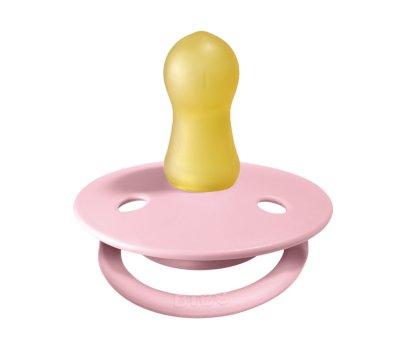 2 BIBS Pacifiers De Lux Ivory/Baby Pink