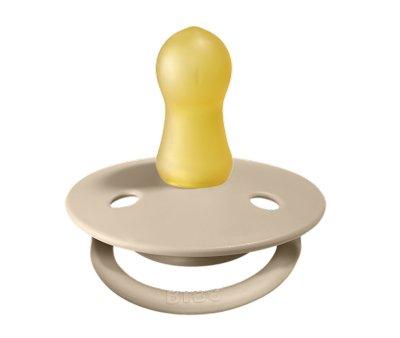 2 Chupetes BIBS De Lux Vanilla/Dark Oak