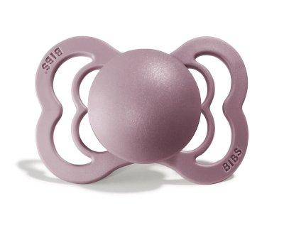 2 Chupetes BIBS Supreme Heather/Dusky Lilac Silicona