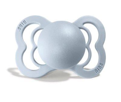 2 Chupetes BIBS Supreme Iron/Baby Blue Silicona
