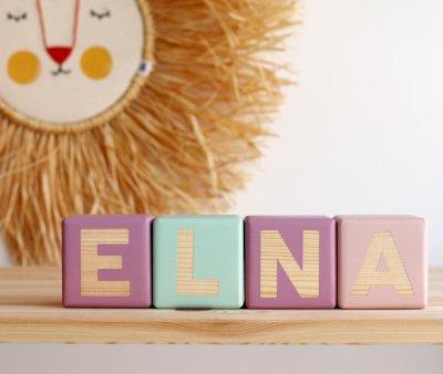 Cubi di Legno Personalizzati