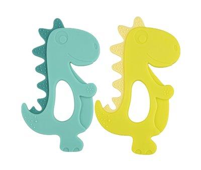 Dentarello Silicone Dinosauro Giallo
