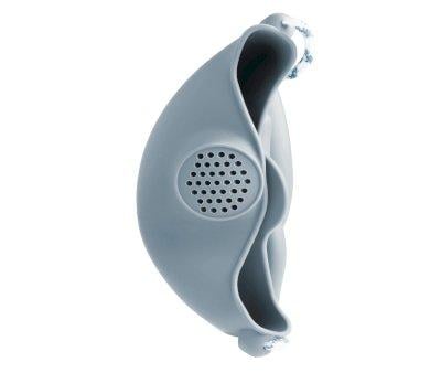 Regadera Silicona Scrunch Azul Claro