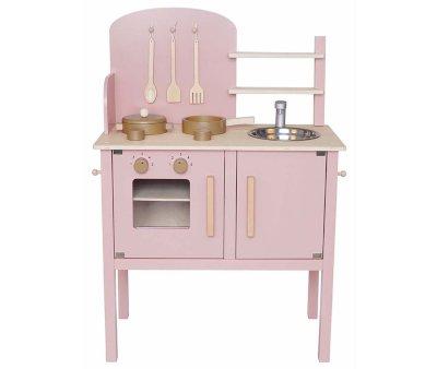Cocina Rosa con Olla y Sartn