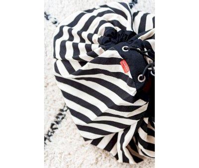 Reversible Sack Play & Go Stripes Black