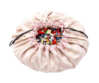 Reversible Bag Play & Go Stripes Pink