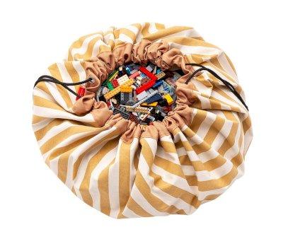 Play & Go Bag Stripes Mustard