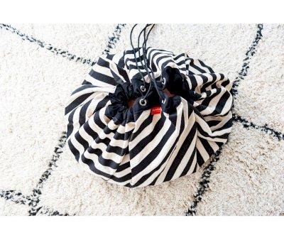 Reversible Sack Play & Go Stripes Black