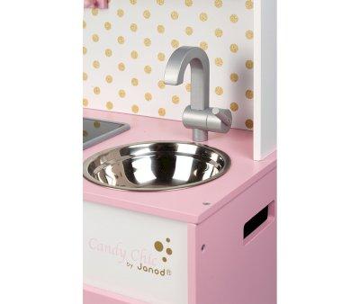 Cuisine Macaron en bois Janod Rose