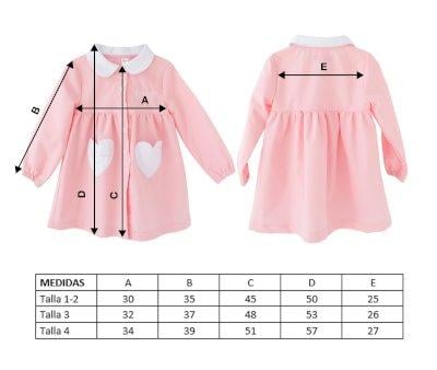 Bata Personalizada Corao Rosa por VivirConGusto