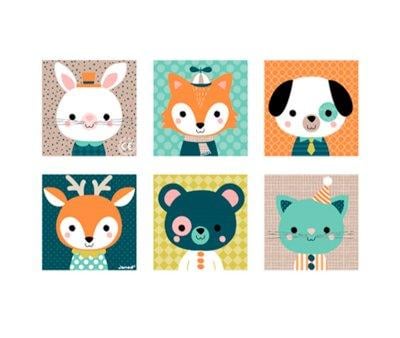 My first blocks Face animals Janod