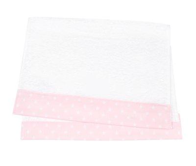Toalla Guardera Classic Star Rosa Personalizable