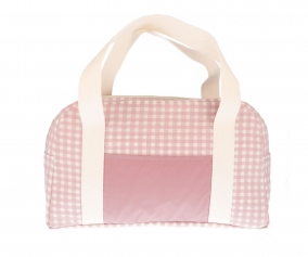 Sac de sport Vichy Rose Personnalisable