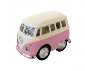 Brinquedo Mini Van Volkswagen Rosa