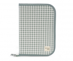 Porta-documentos verde I Love Vichy