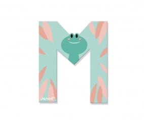 Lettre en bois pur M