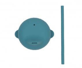 Sippie Lid for Silicone Cup Blue Dusk