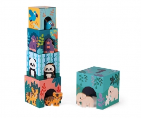 Pyramide empilable d'animaux 