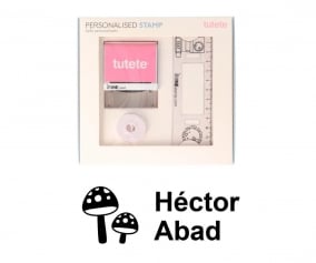 Sello Personalizado Setas + Cinta Blanca para Ropa Oscura