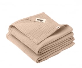 2 lingettes en mousseline BIBS Blush