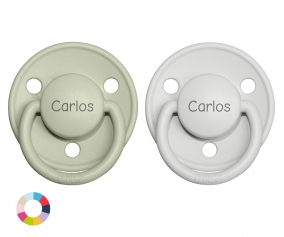 Succhietti Personalizzati BIBS de Lux Sage-Haze