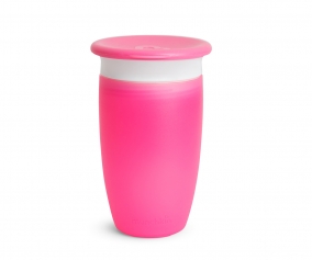 Bicchiere Antigoccia Miracle 360 con Tappo Rosa 295ml