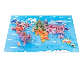 Puzzle ducatif Curiosits du monde