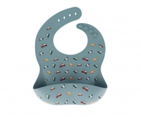 Bib Silicone Vintage Cars