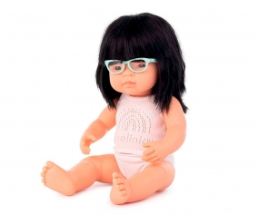 Mueca Asitica con Gafas 38cm