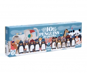 Quebra-cabeas 10 Pinguins 