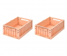 2 botes de rangement moyennes Weston Tuscany Rose 