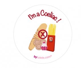 1 Distintivo Rosso Im a coeliac