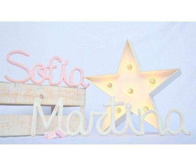 Nome in Legno Stile Vintage