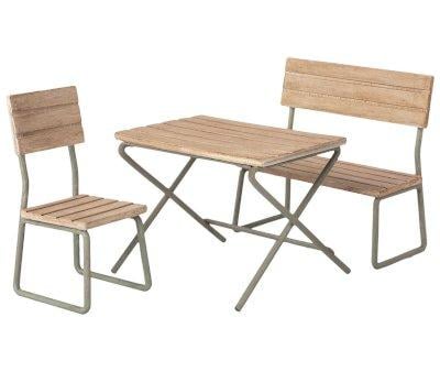 Set Garden Tavolo, Panca e Sedia Maileg