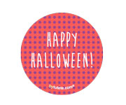 1 Distintivo Halloween Red Stars
