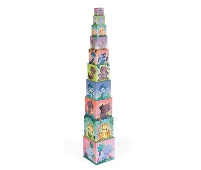 Pyramide Carr Empilable Animaux
